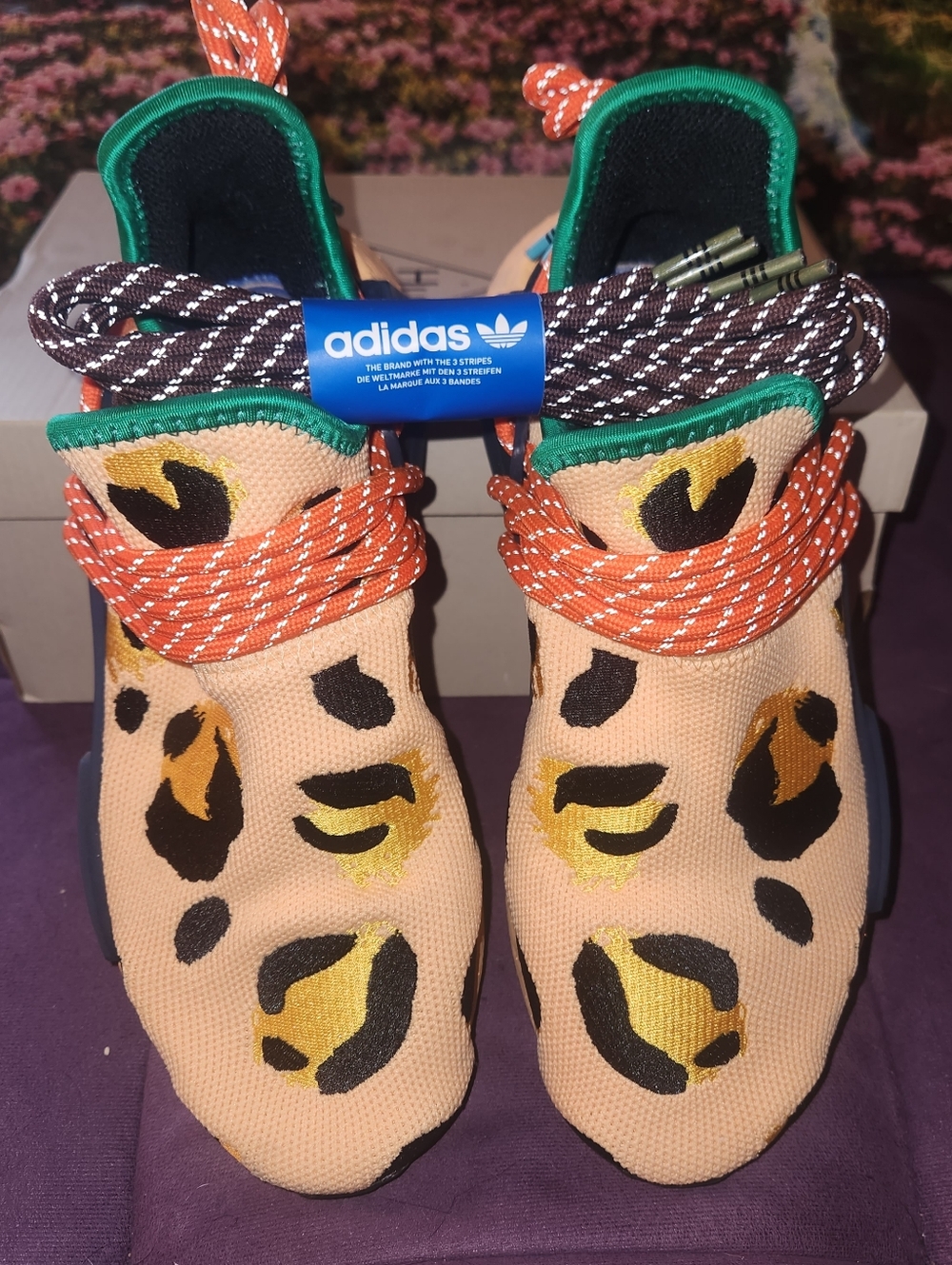 Pharrell x NMD Human Race 'Animal Print - Pulse Amber
